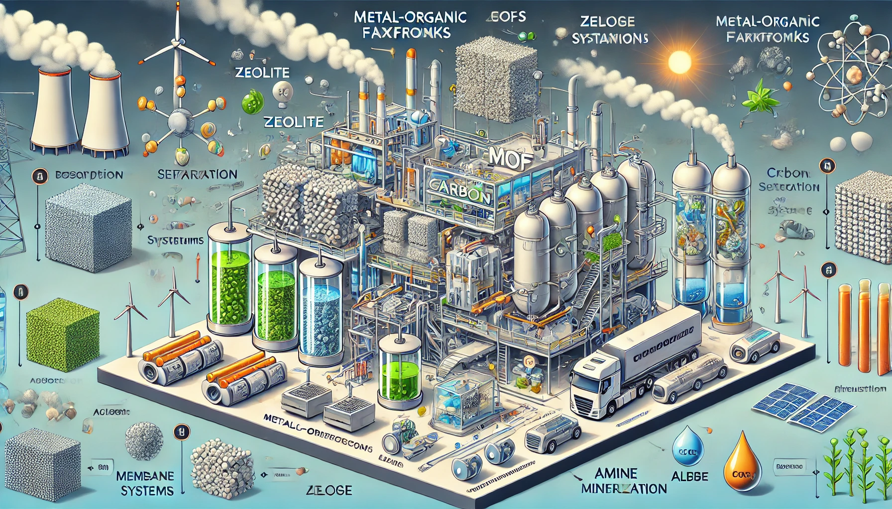 Comprehensive Guide to Carbon-Capturing Materials and Processes